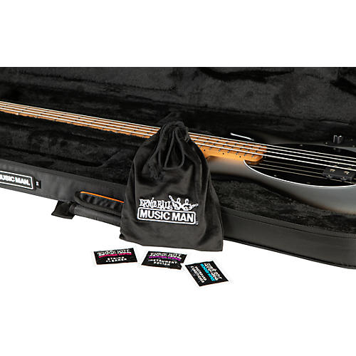 Ernie Ball Music Man StingRay Special H Electric Bass Guitar Black and Chrome