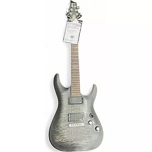 Used Schecter Guitar Research Nikki Sixx Signature Black Electric Bass Guitar Black