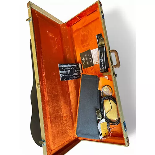 Used Fender Artist Series Eric Clapton Stratocaster Black Solid Body Electric Guitar Black