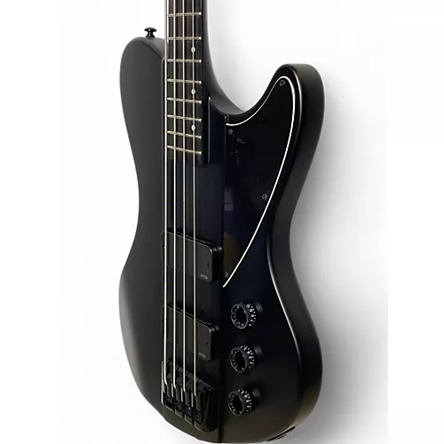 Used Schecter Guitar Research ultra bass Black Electric Bass Guitar Black