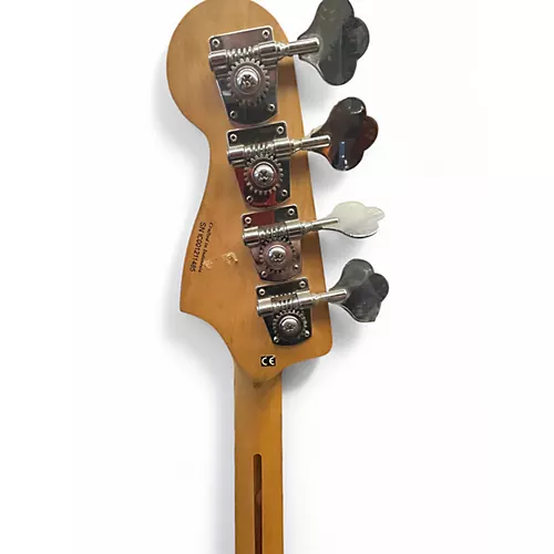 Used Squier Jazz Bass Standard Series Metallic Blue Electric Bass Guitar Metallic Blue