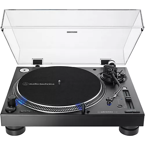 Audio-Technica AT-LP140XP Direct-Drive Professional DJ Turntable Silver