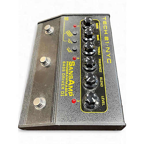 Used Tech 21 Sansamp PBDR Bass Driver DI Bass Effect Pedal