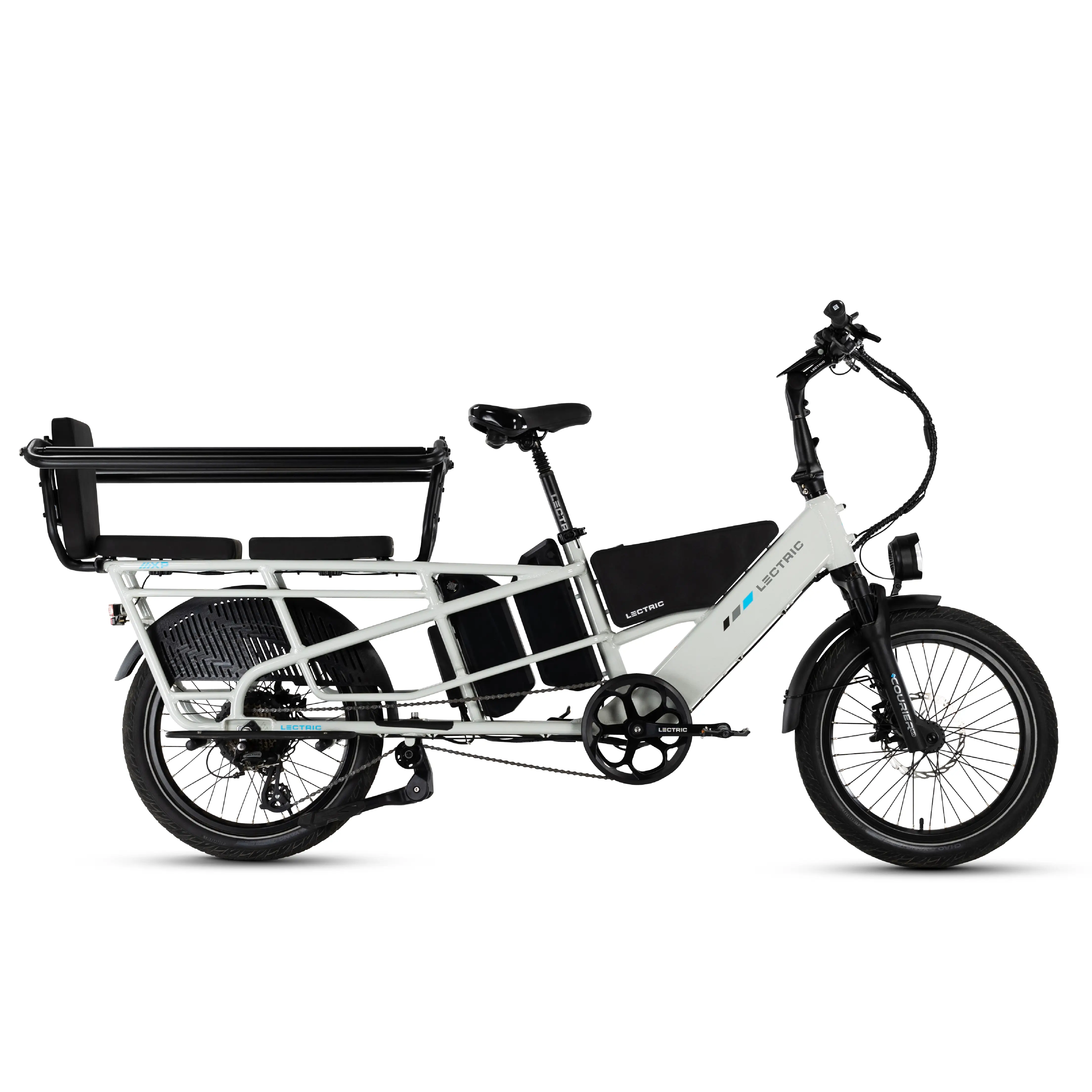 XPedition 2.0 Stratus White Long-Range Dual-Battery eBike