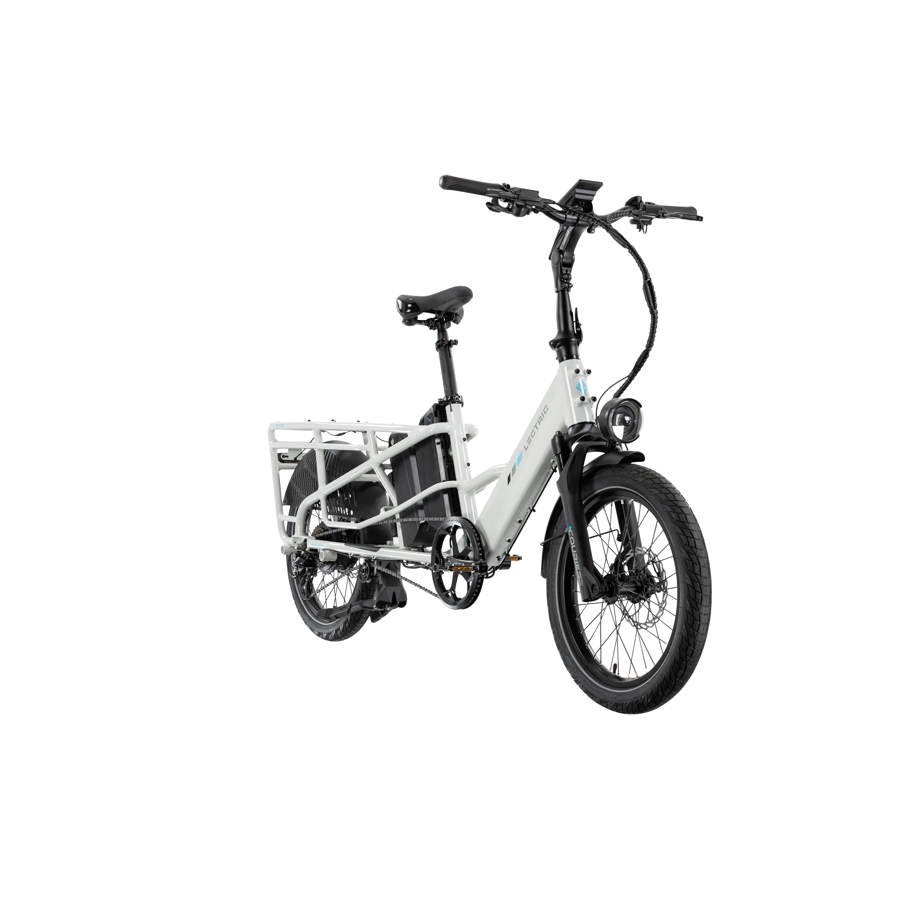 XPedition 2.0 Stratus White Long-Range Dual-Battery eBike