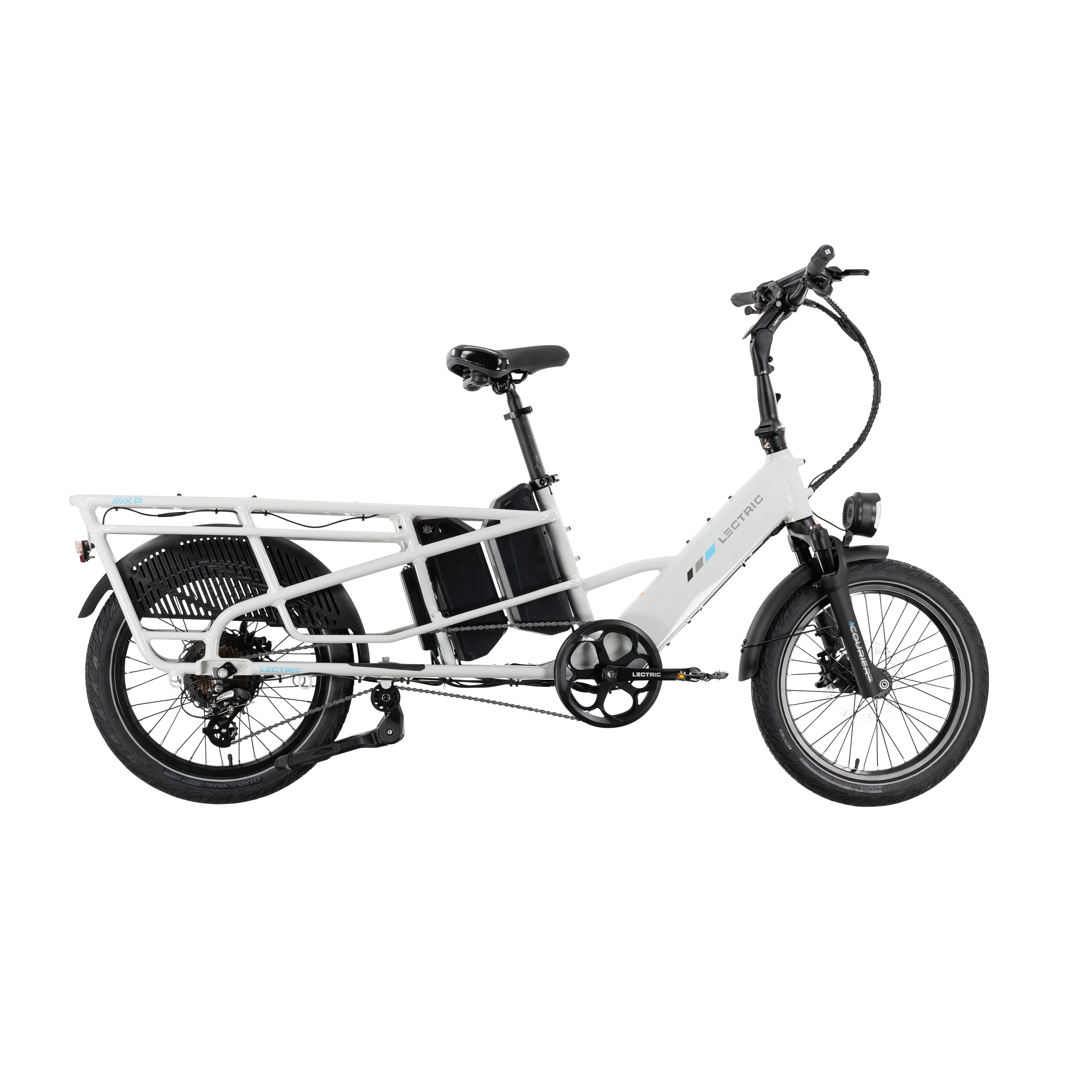 XPedition 2.0 Stratus White Long-Range Dual-Battery eBike