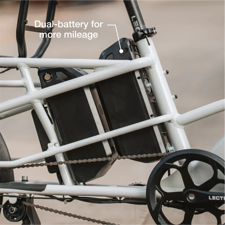 XPedition 2.0 Stratus White Dual-Battery eBike