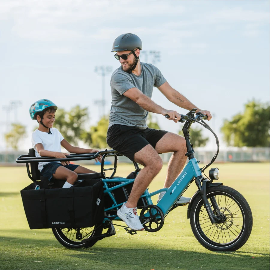 XPedition 2.0 Raindrop Blue Long-Range Dual-Battery eBike