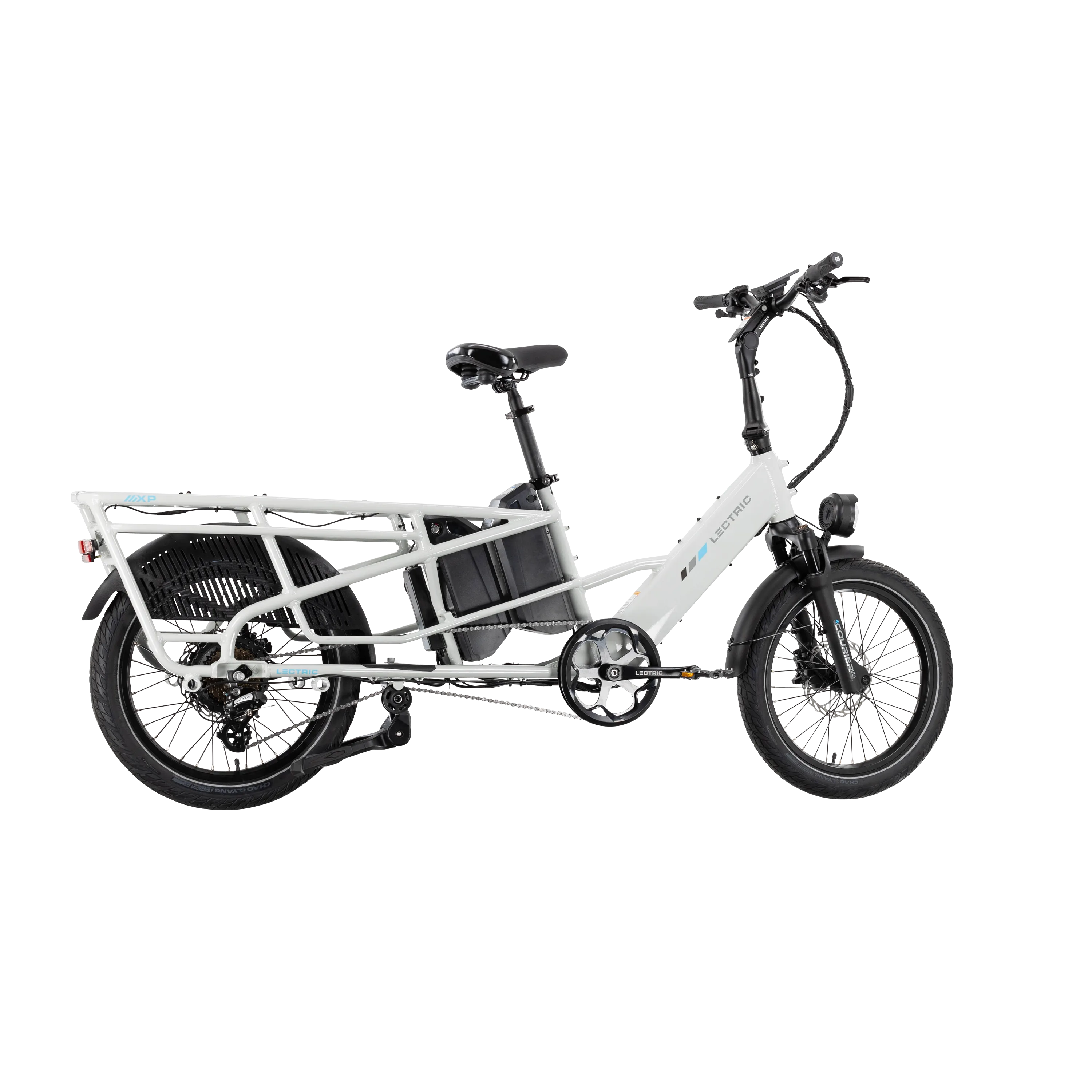 XPedition 2.0 Stratus White Long-Range Dual-Battery eBike