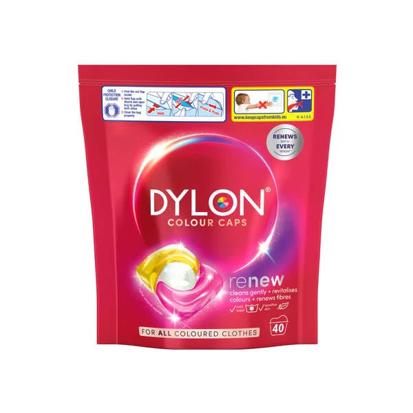 Dylon Colour Caps For Coloured Clothes 40 wash
