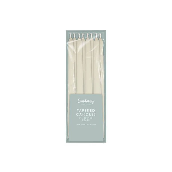 Epiphany Unscented Tapered Dinner Candle