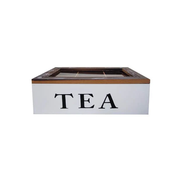 Wooden Tea Box 6 Compartment