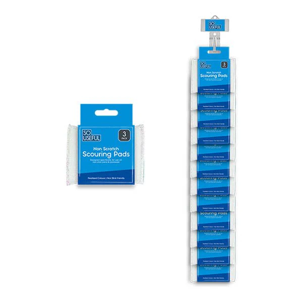 So Useful Non Scratch Scouring Pads 3 Pk
