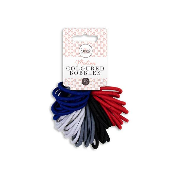 Jones & Co Medium Coloured Hair Bobbles