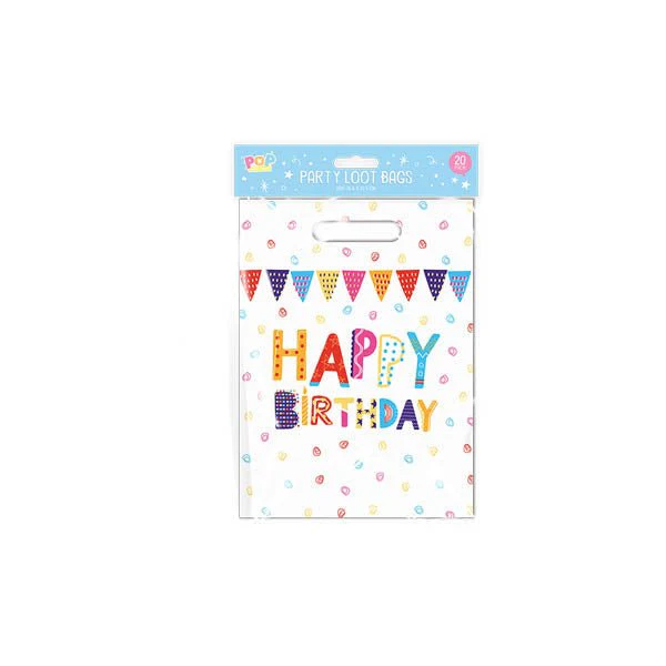 Pop Party Loot Bags 20 Pack