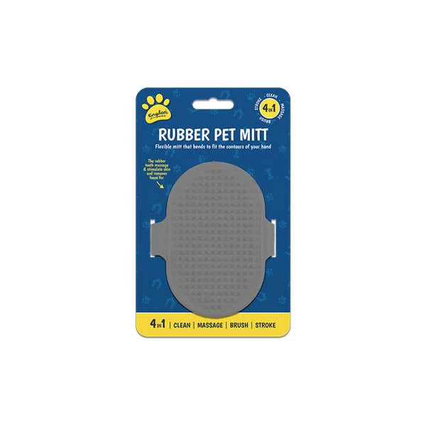 Kingdom Rubber Pet Mitt 4 In 1