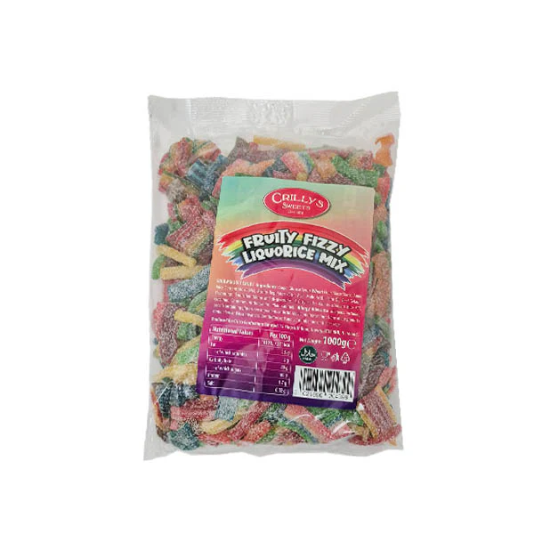 Crillys Fruity Fizzy Liquorice Mix 1 Kg