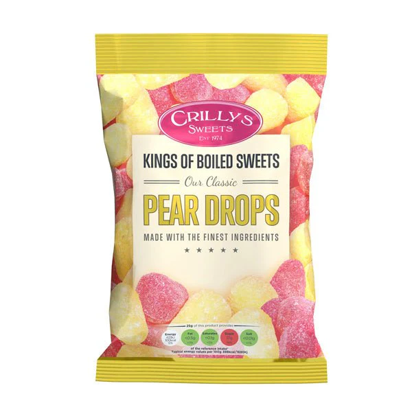 Crillys Pear Drops 100g