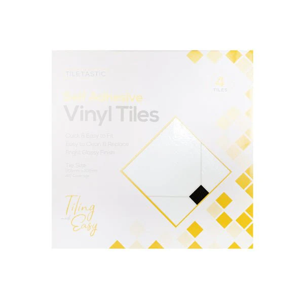Tiletastic Self Adhesive Tiles Black Diamond