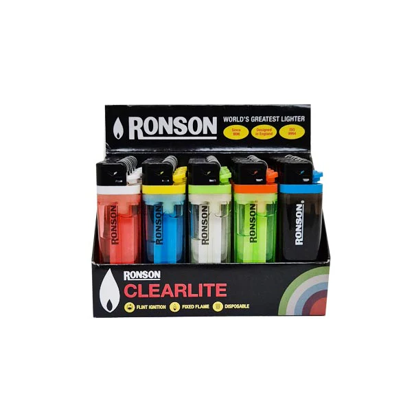 Ronson Clearlite Flint Lighter