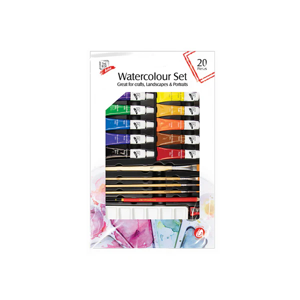 The Box Artist Watercolour Set 20 Pce
