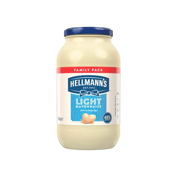 Hellmanns Mayonnaise Light 800g Jar