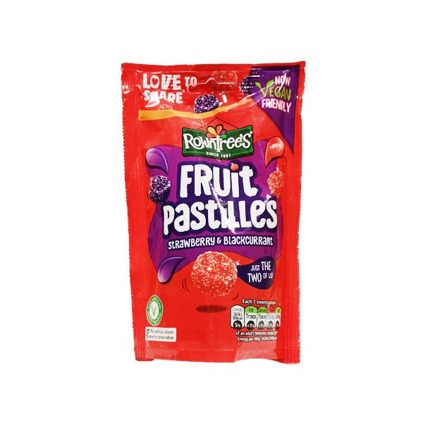 Rowntrees Fruit Pastilles S/beery & Blk