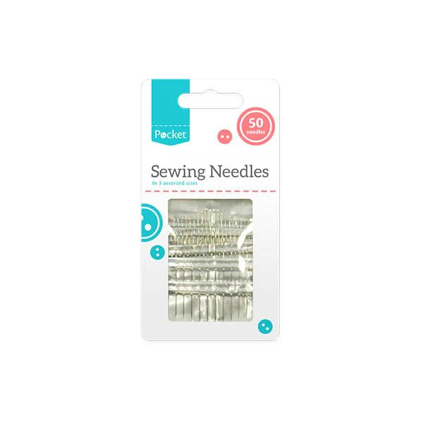 Pocket Sewing Needles 50 Pack