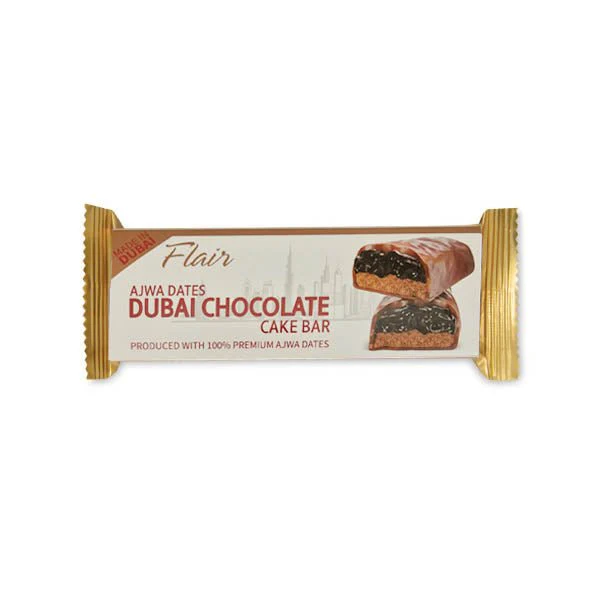 Dubai Flair Ajwa Dates Cake Bar 40g