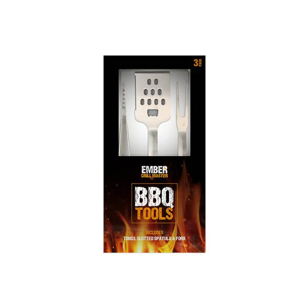 Ember Grill Master Bbq Tools 3 Pack
