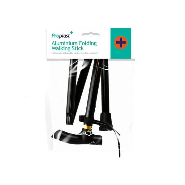 Pro Plast Aluminium Folding Walking Stic