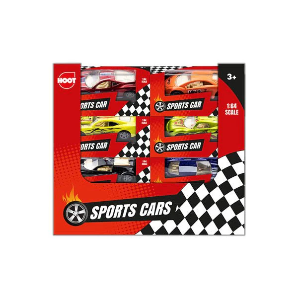 Hoot Die Cast Sports Car Scale 1-64