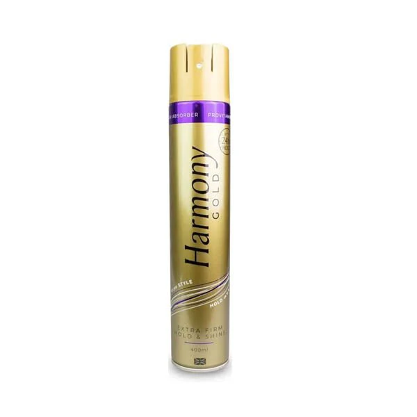 Harmony Gold Hair Spray Extra Firm 400ml