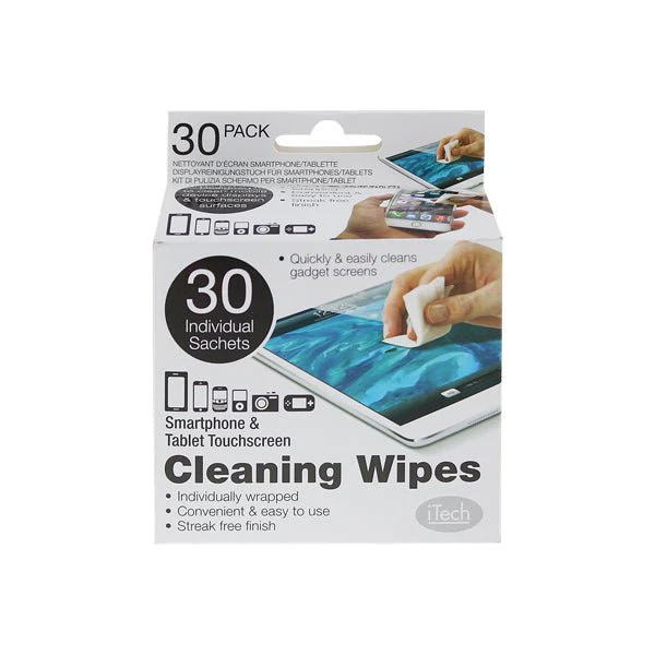 iTECH Screen Cleaning Wipes 30s