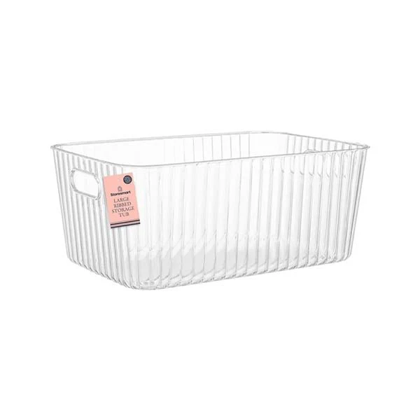 Storesmart Large Ribbed Storage Tub