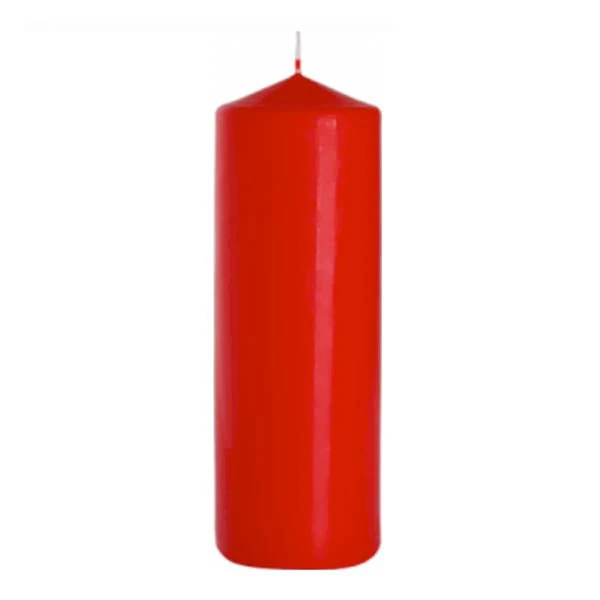 Bispol Pillar Candle Red 20cm