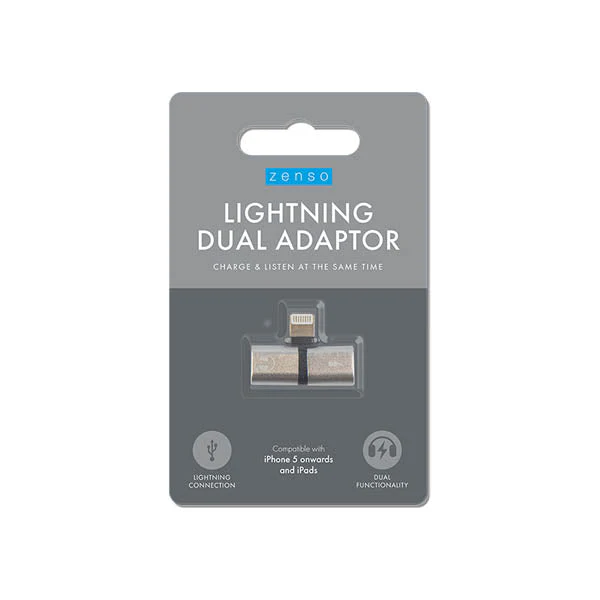 Zenso Lightning Dual Adaptor Charge/audi