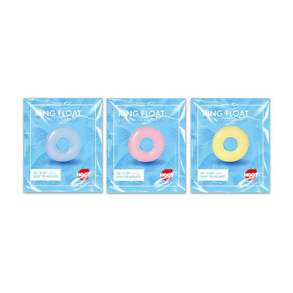 Hoot Inflatable Ring Float 30 Inch