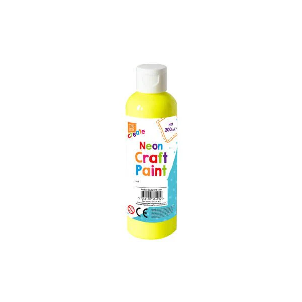 The Box Create Neon Craft Paint 200ml