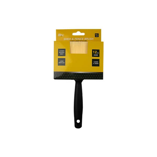 Bloc Shed & Fence Brush 12cm Wide