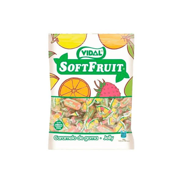 Vidal Soft Fruit Jellies 80g