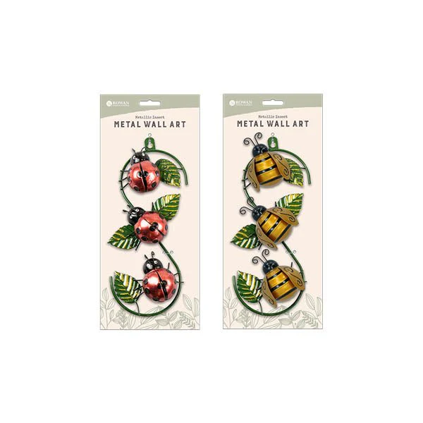 Rowan Metal Wall Art Metallic Insect