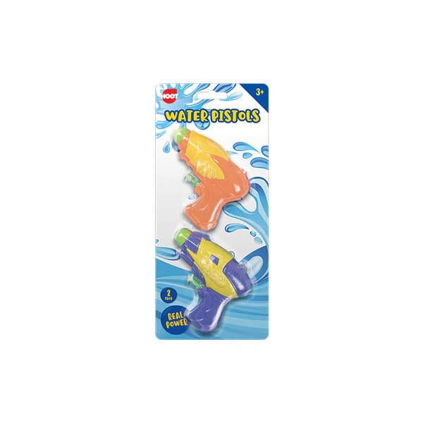 Hoot Awesome Water Pistols 2 Pack