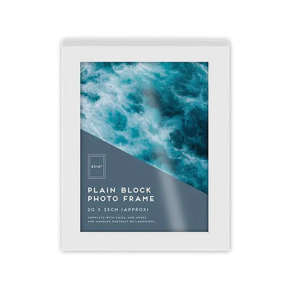 Plain Block Frame 20*25CM White