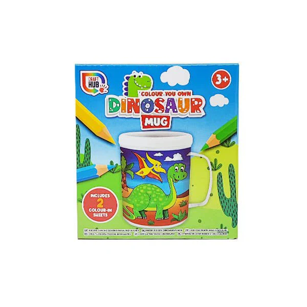 Dinosaur Mug Colour You Own