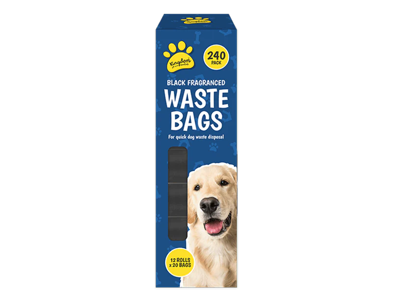Kingdom Black Fragranced Waste Bags