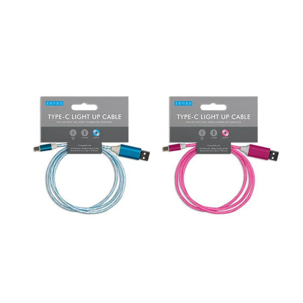 Zenso Type C Light Up Cable 1M