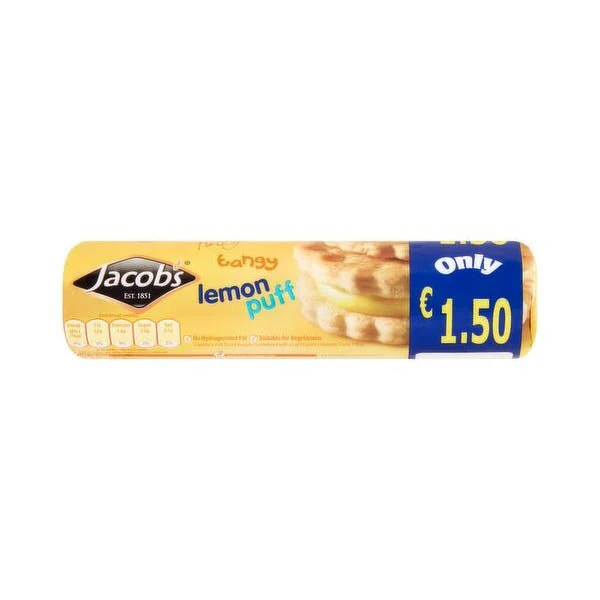 Jacobs Lemon Puff Biscuits 200g