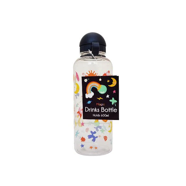 Printed Drinks Bottle Strawberry 600ml