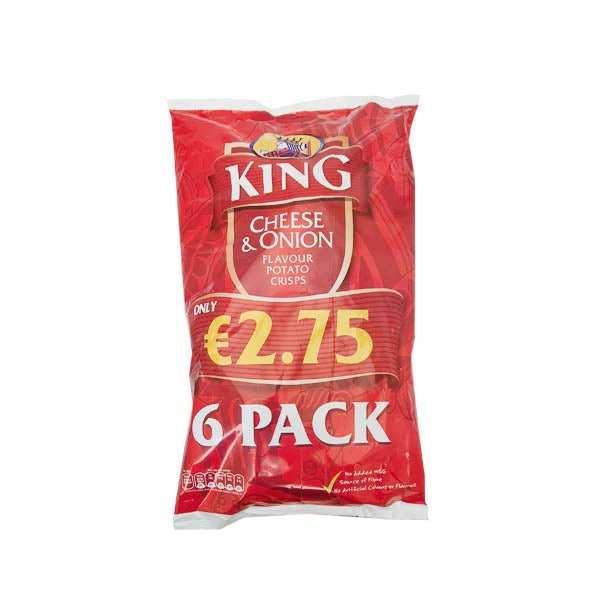 King Cheese&onion 6PK